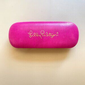 Lilly Pulitzer Eyeglass Case Pink Blue